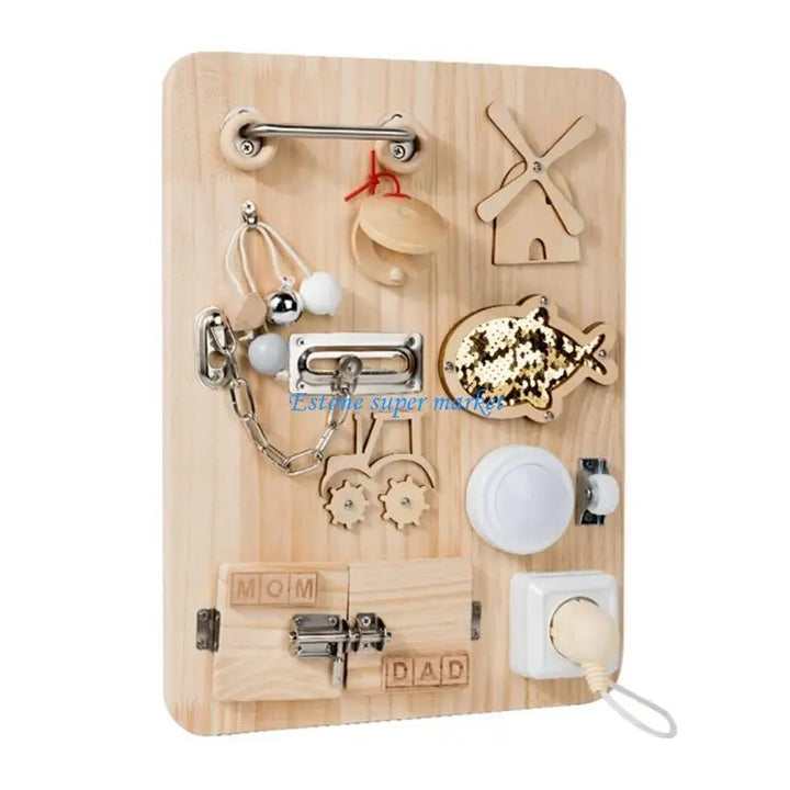 Montessori Sensory Board – Educational Learning Toy for Kids