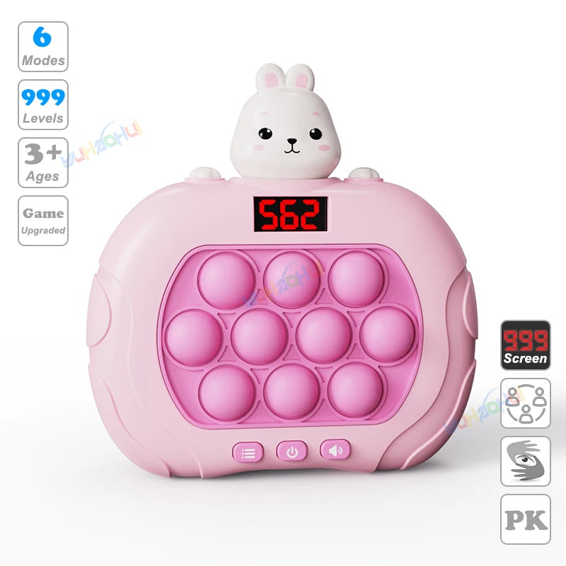 Electronic Light-Up Pop Game Console