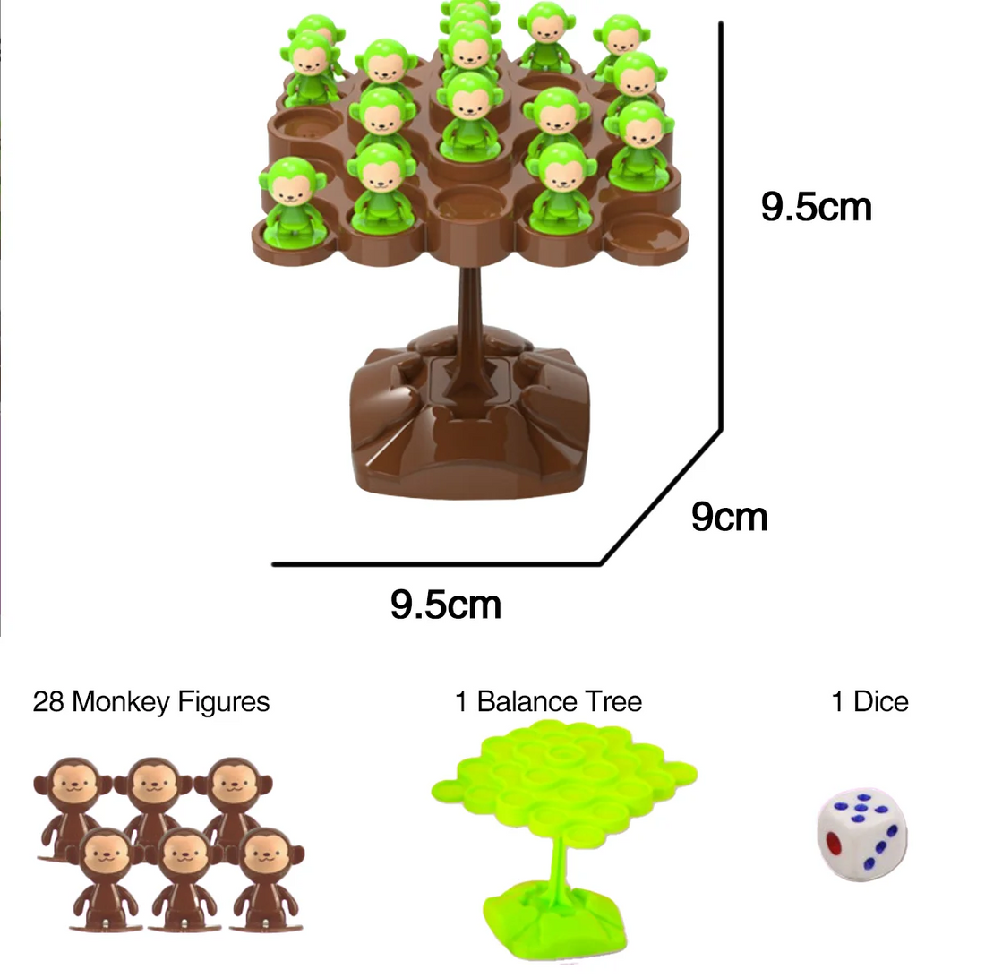 Monkey Balance Tree Game – Kids Focus & Parent-Child Interactive Toy