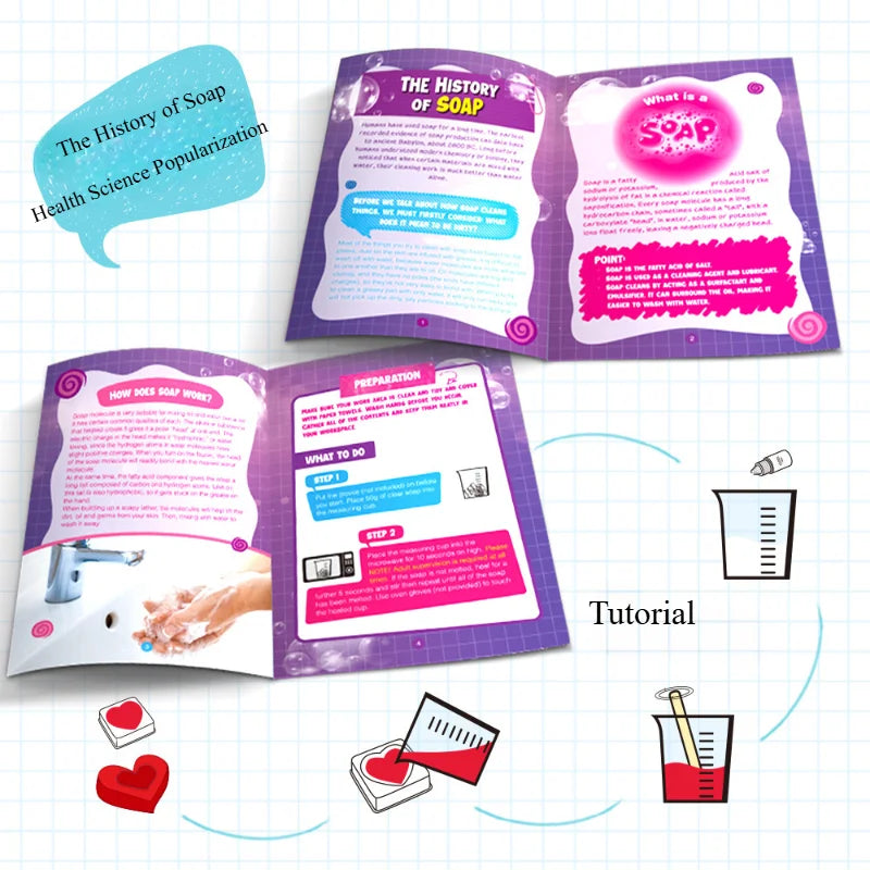 Kids DIY Magic Soap Science Experiment STEAM Kit