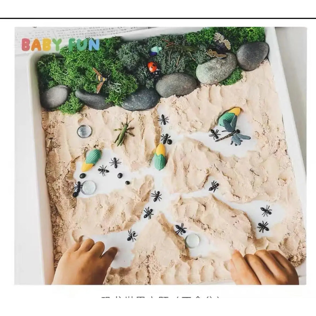 Sensory Bin Play Sand Tray