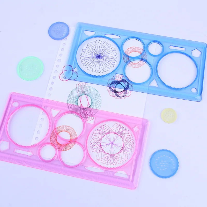 Geometry Spirograph Drawing Set