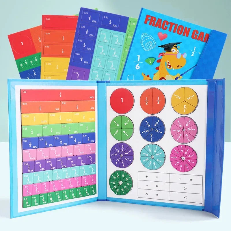 Montessori Magnetic Fraction Math Toy