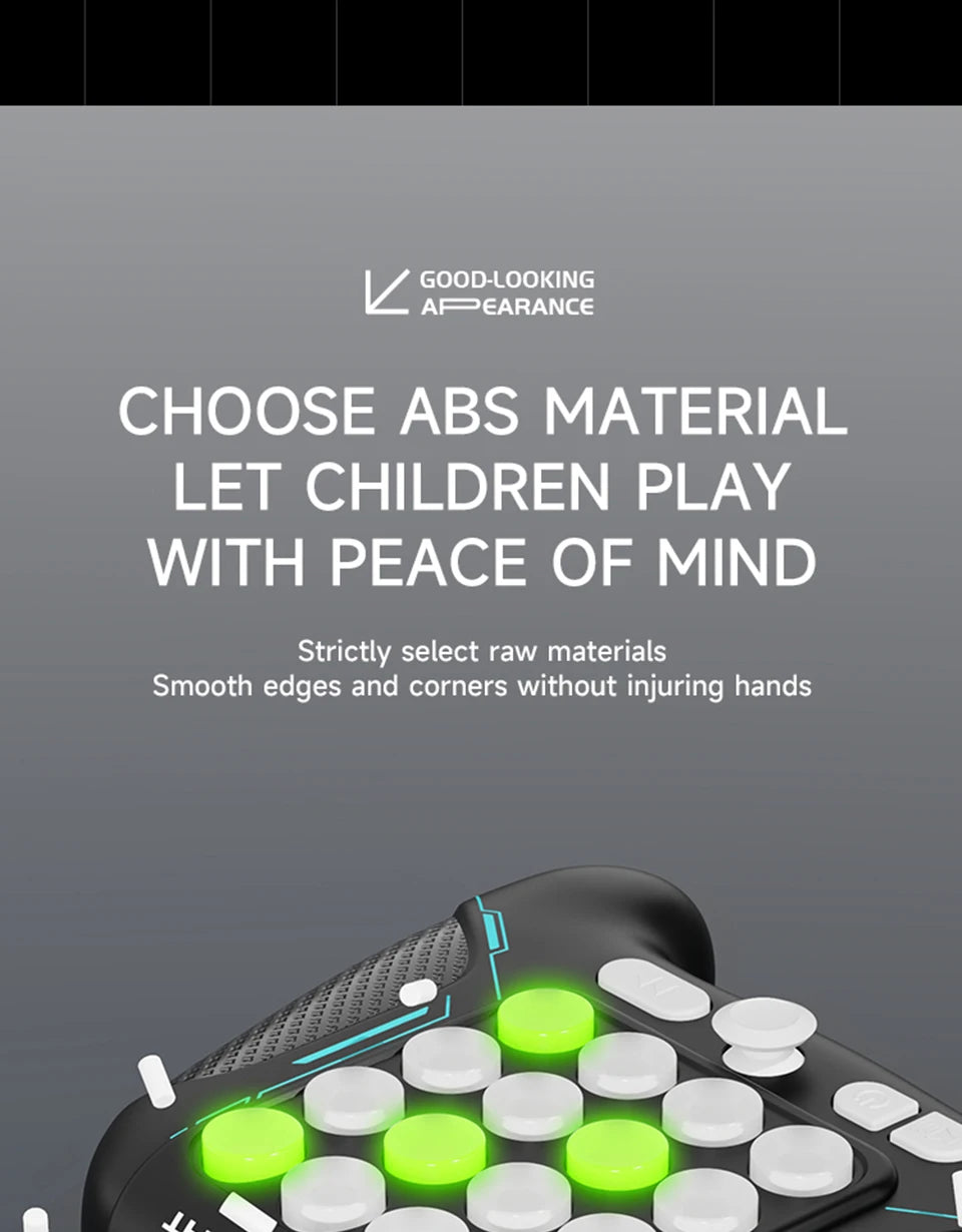 Electronic Light-Up Pop Game Console