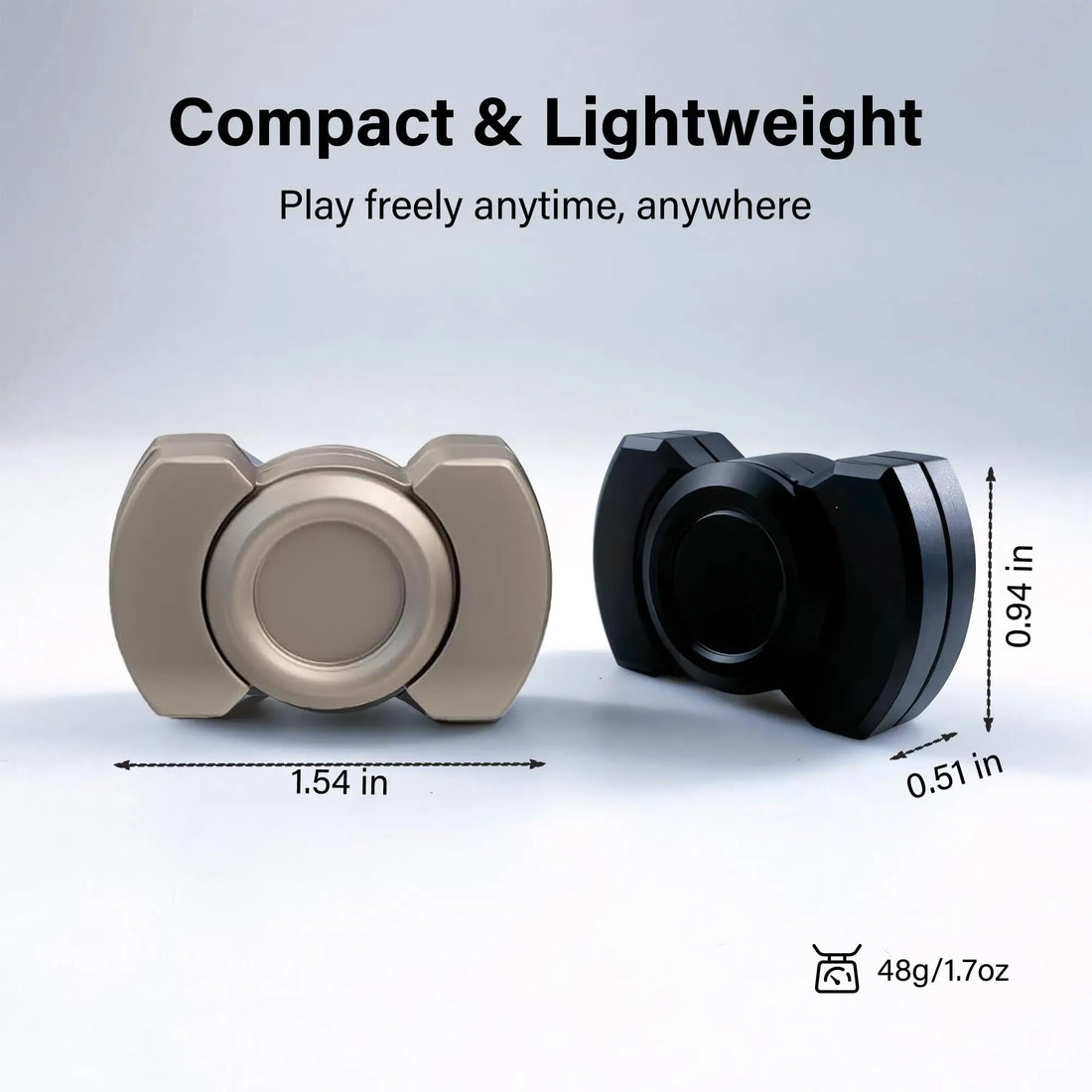 Magnetic Slider Fidget Spinner – EDC Stress Relief Toy for Adults