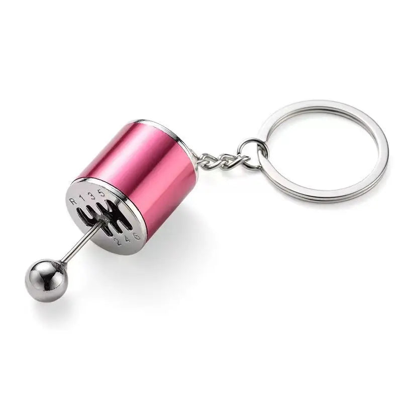 Mini Turbocharger Gearbox Keychain – Metal Car Fidget Toy