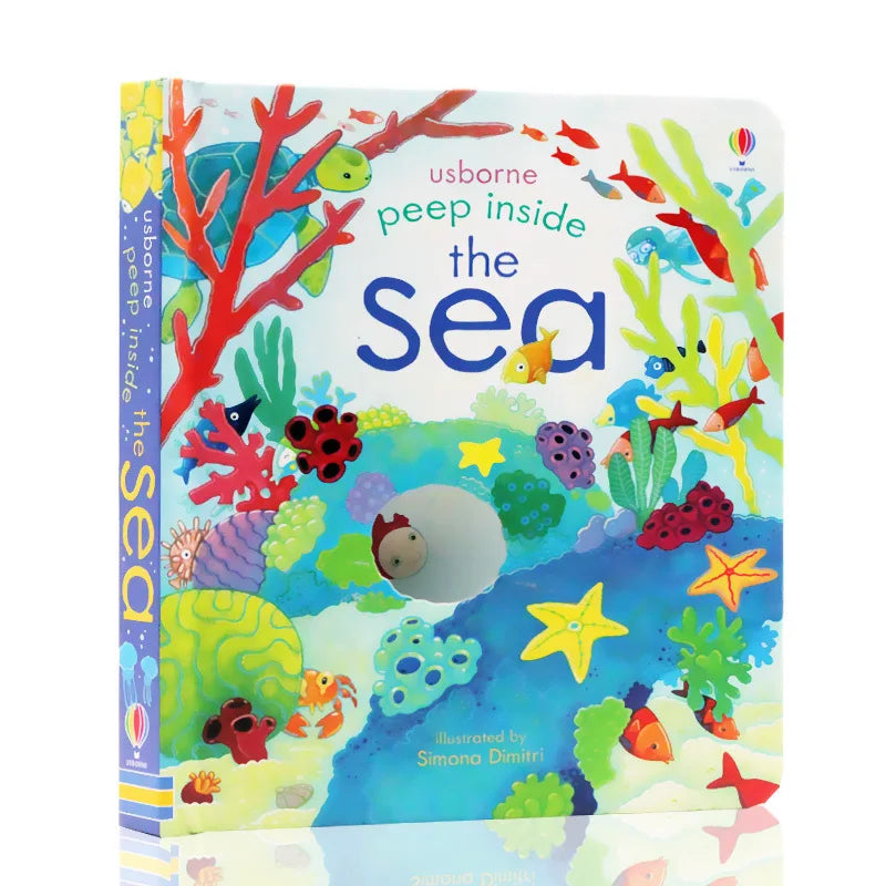 Peep Inside Usborne English Educational Picture Book for Kids