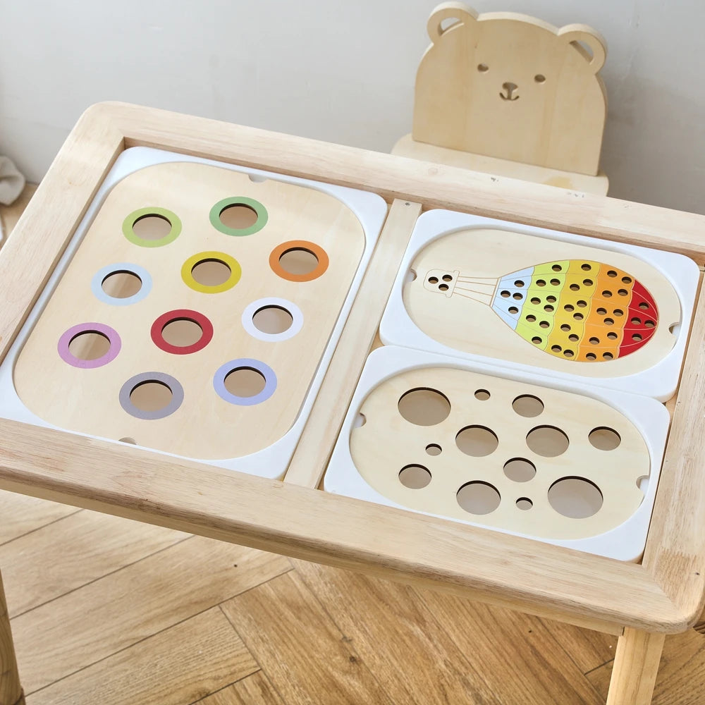 Montessori Sensory Tray Board – Classroom & Therapy Tool for Fine Motor Skills