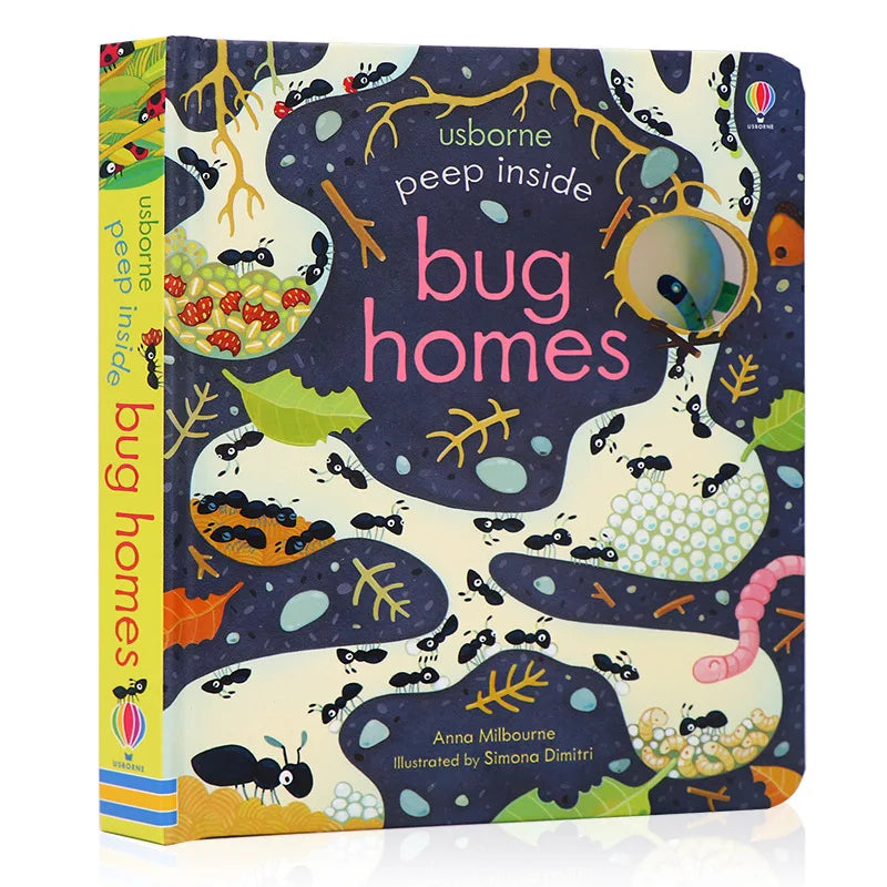 Peep Inside Usborne English Educational Picture Book for Kids