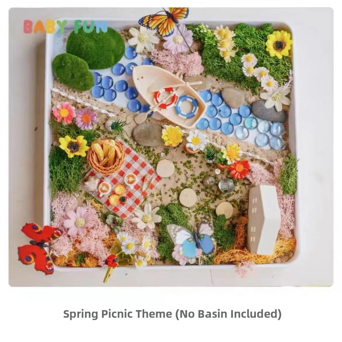 Sensory Bin Play Sand Tray