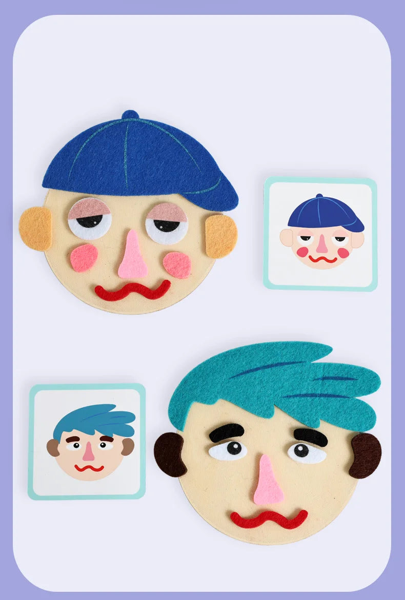 Montessori Social Emotional Board – Kids Sensory Learning Toy