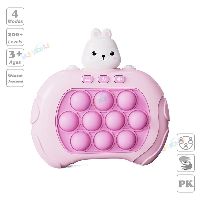 Electronic Light-Up Pop Game Console