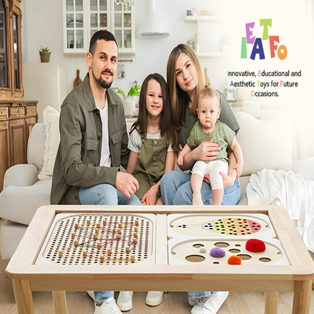 Montessori Sensory Tray Board – Classroom & Therapy Tool for Fine Motor Skills