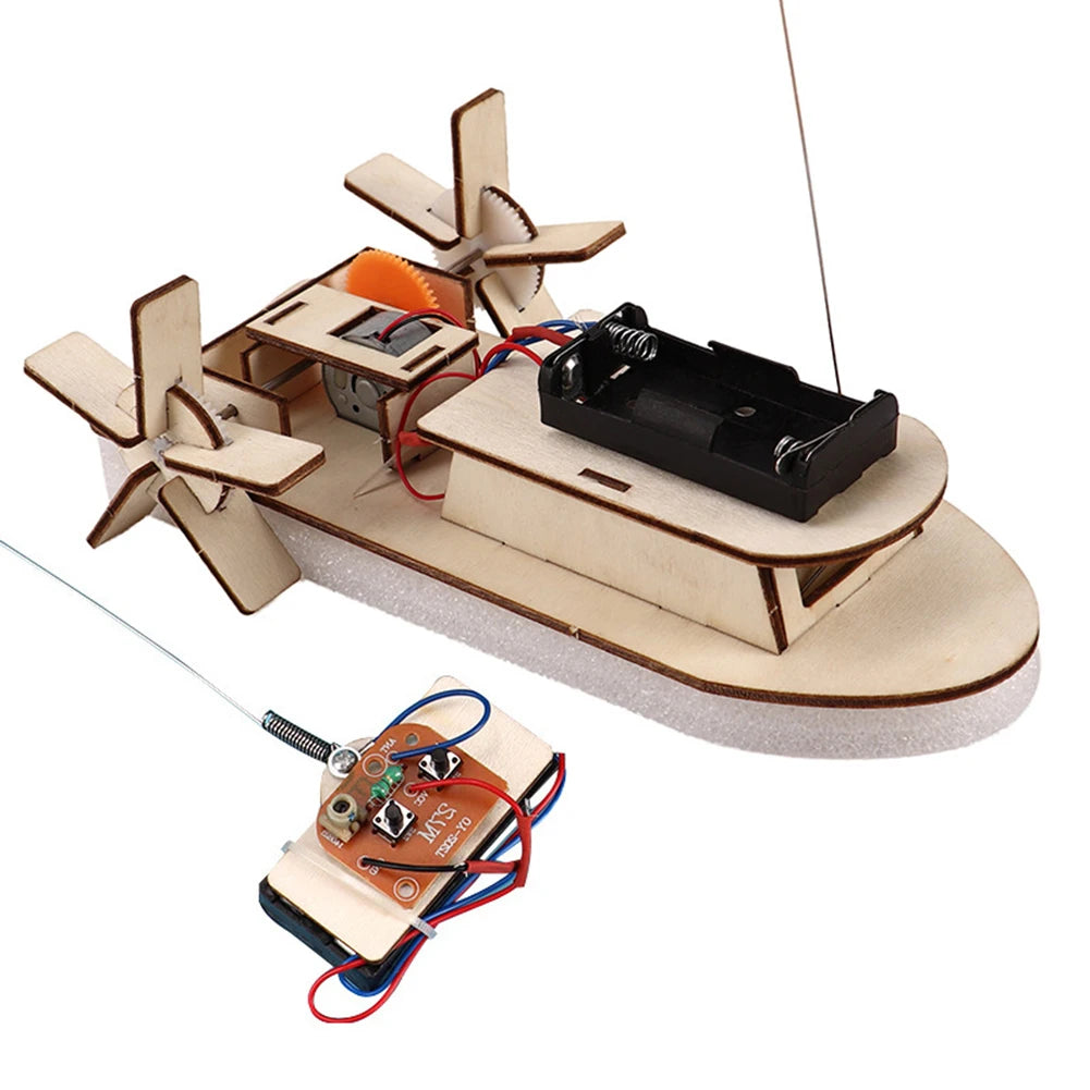 DIY 3D Wooden Car & Boat Science Experiment STEM Kit