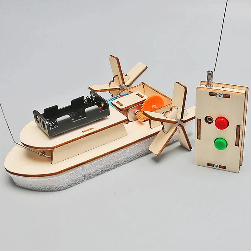 DIY 3D Wooden Car & Boat Science Experiment STEM Kit
