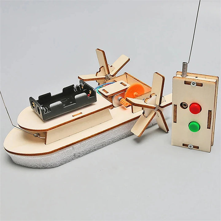 DIY 3D Wooden Car & Boat Science Experiment STEM Kit