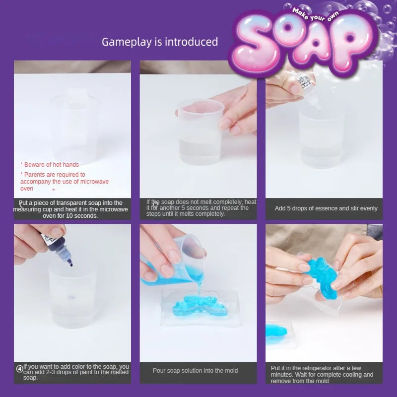 Kids DIY Magic Soap Science Experiment STEAM Kit
