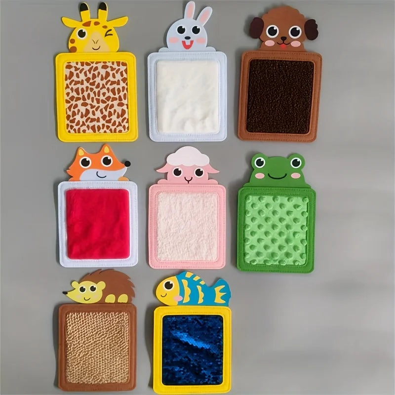 Baby Montessori Sensory Mat – Animal Cognition & Tactile Learning Toy