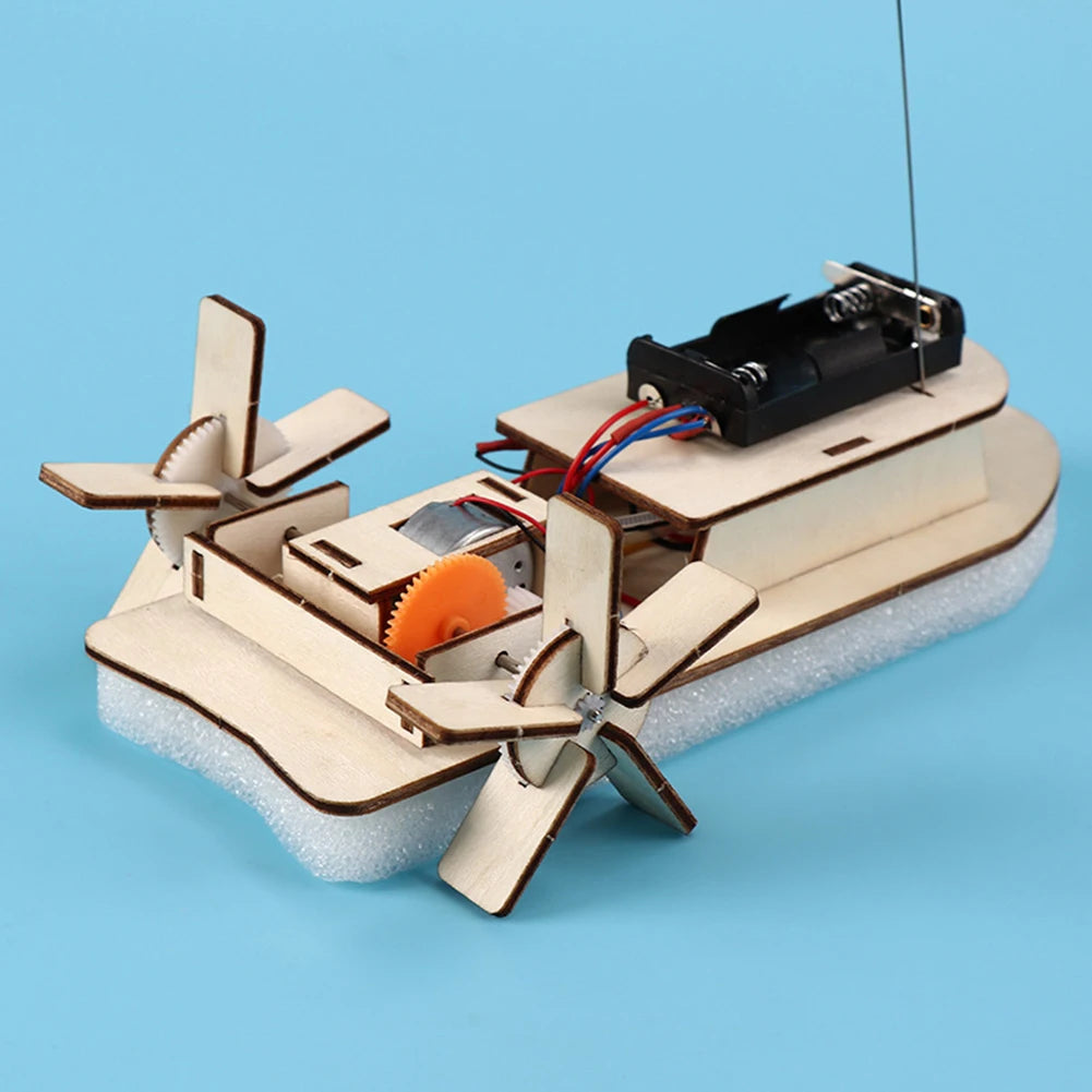 DIY 3D Wooden Car & Boat Science Experiment STEM Kit