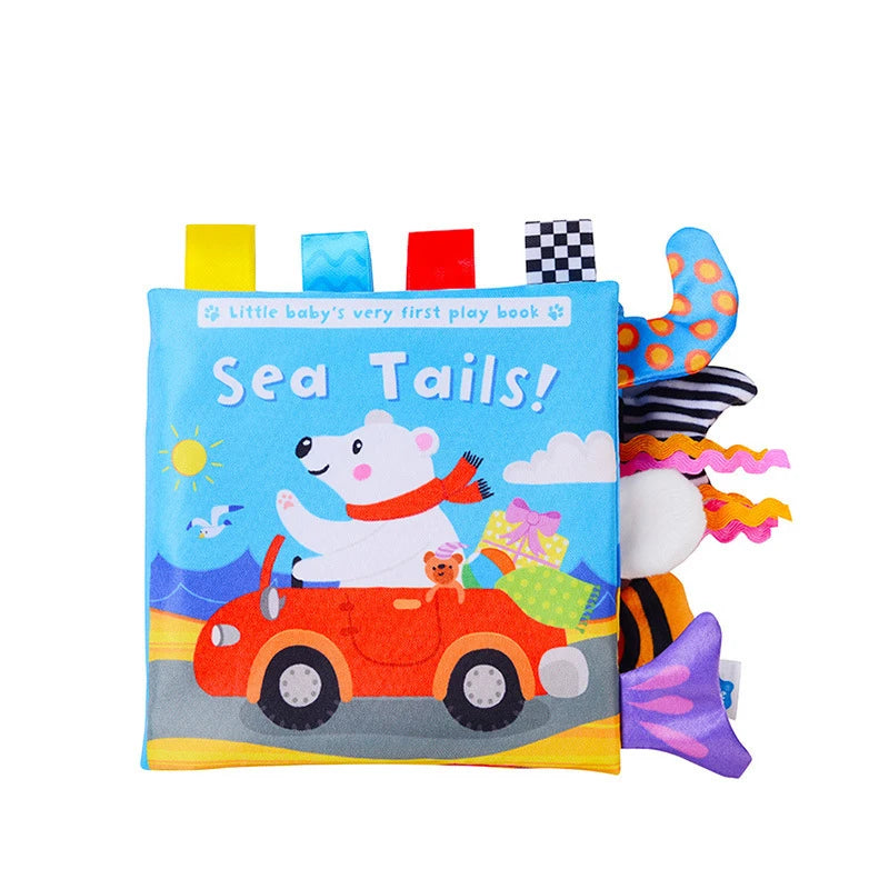 3D Visual Tail Cloth Book for Babies – Interactive Learning Toy
