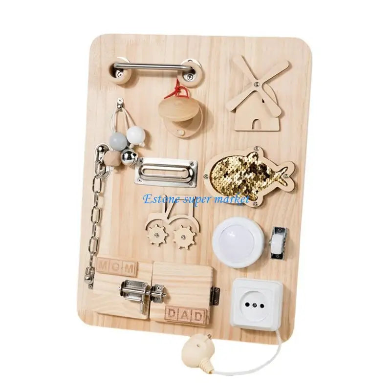 Montessori Sensory Board – Educational Learning Toy for Kids