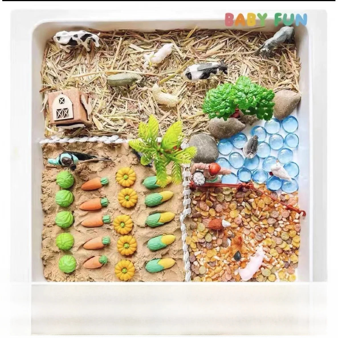 Sensory Bin Play Sand Tray