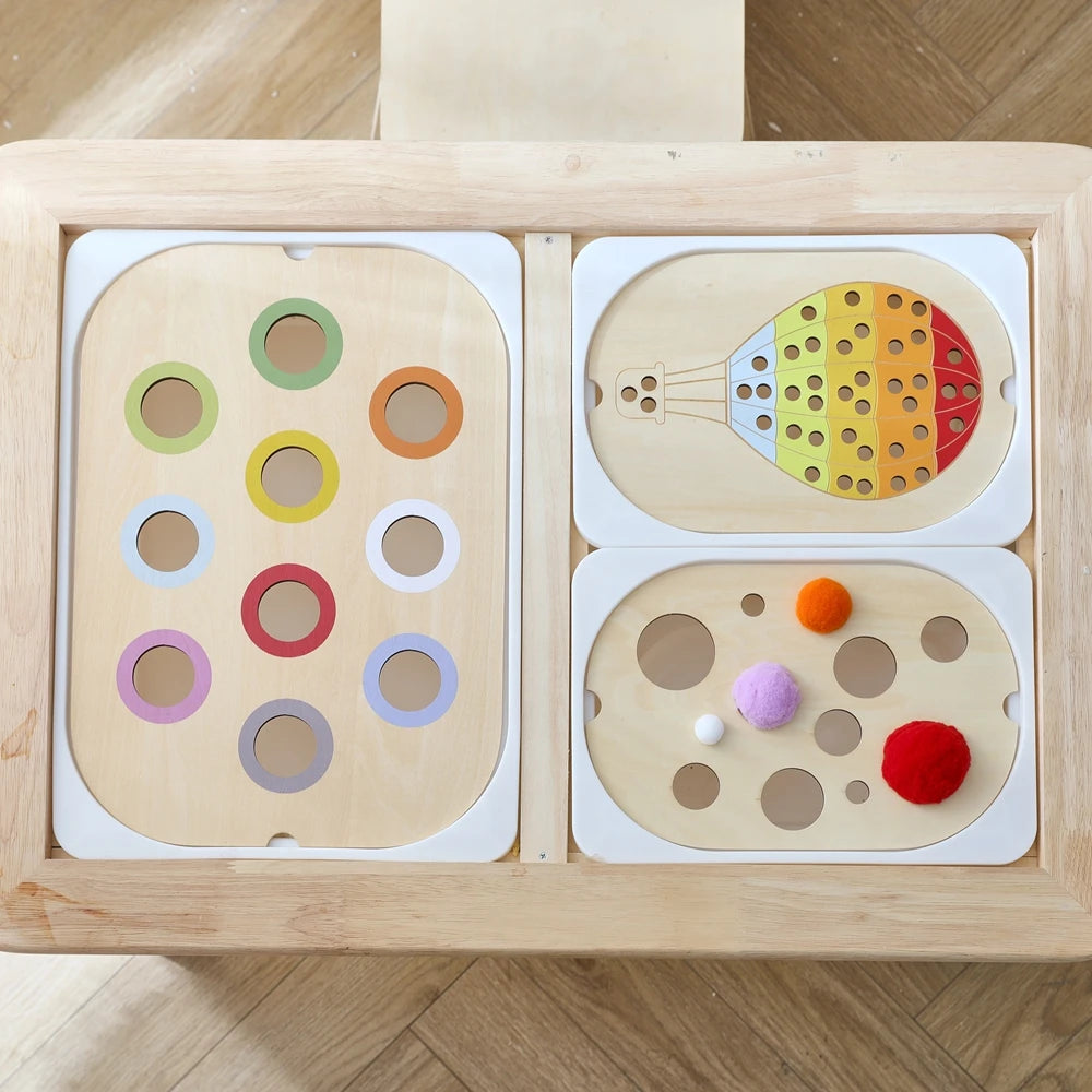 Montessori Sensory Tray Board – Classroom & Therapy Tool for Fine Motor Skills