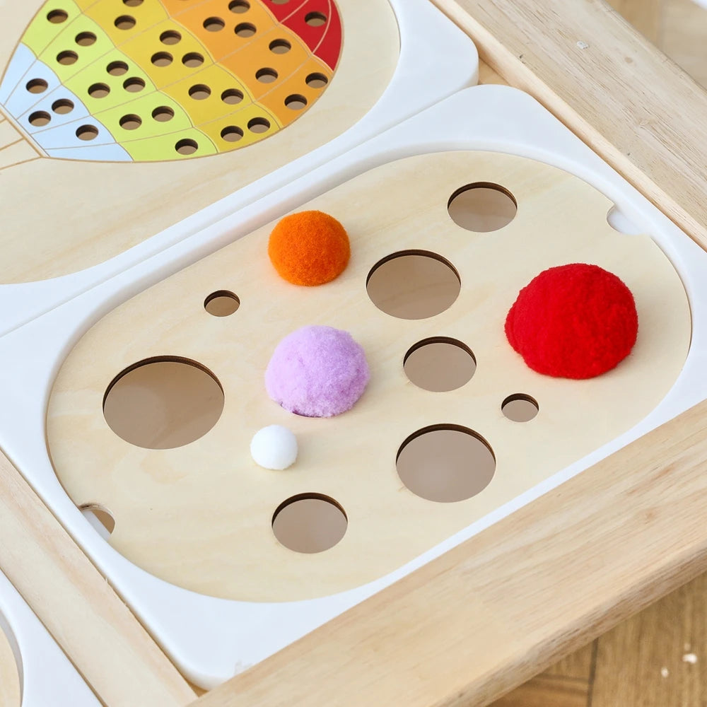 Montessori Sensory Tray Board – Classroom & Therapy Tool for Fine Motor Skills