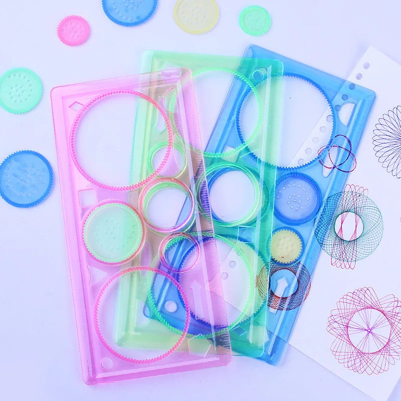 Geometry Spirograph Drawing Set