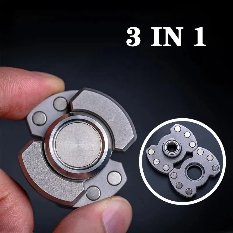 Magnetic Slider Fidget Spinner – EDC Stress Relief Toy for Adults