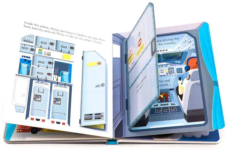 Usborne Peep Inside “How It Works” English Learning Science Book