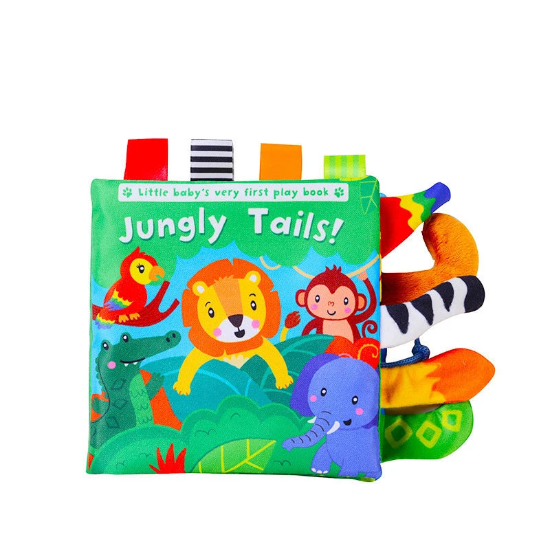 3D Visual Tail Cloth Book for Babies – Interactive Learning Toy