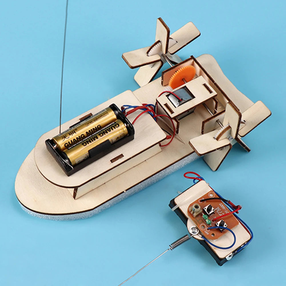 DIY 3D Wooden Car & Boat Science Experiment STEM Kit