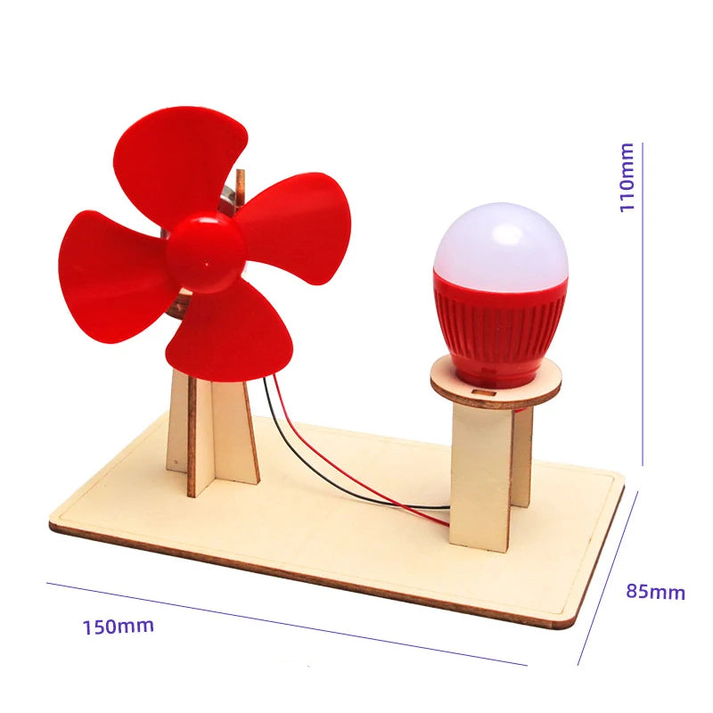 Wooden Hand Generator STEM Science Toy for Kids