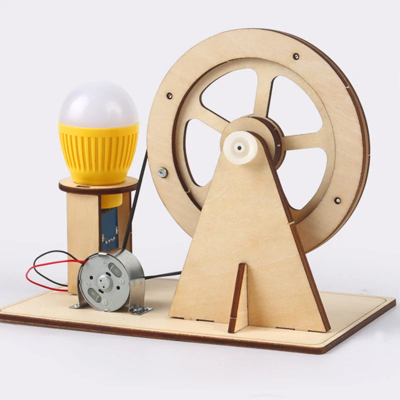 Wooden Hand Generator STEM Science Toy for Kids