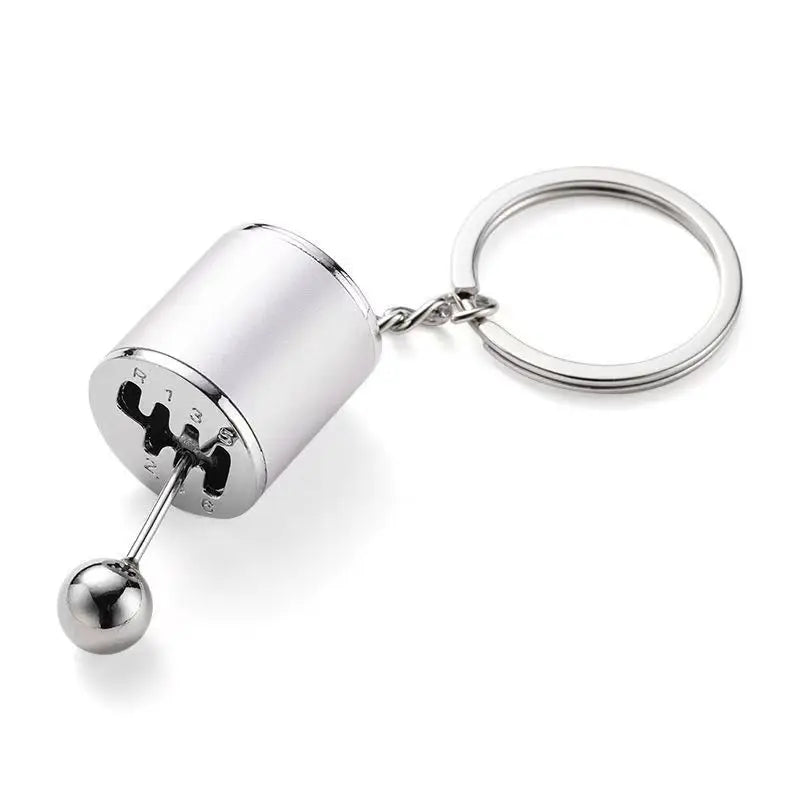 Mini Turbocharger Gearbox Keychain – Metal Car Fidget Toy