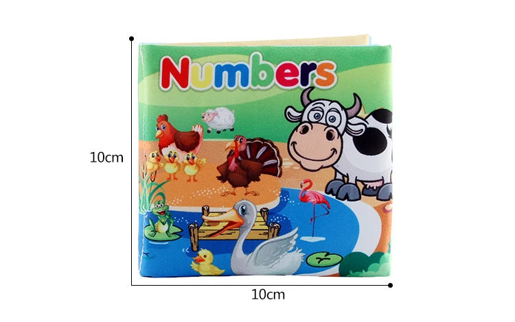 Baby Soft 3D Cloth Book – Animal Family Montessori Learning Toy
