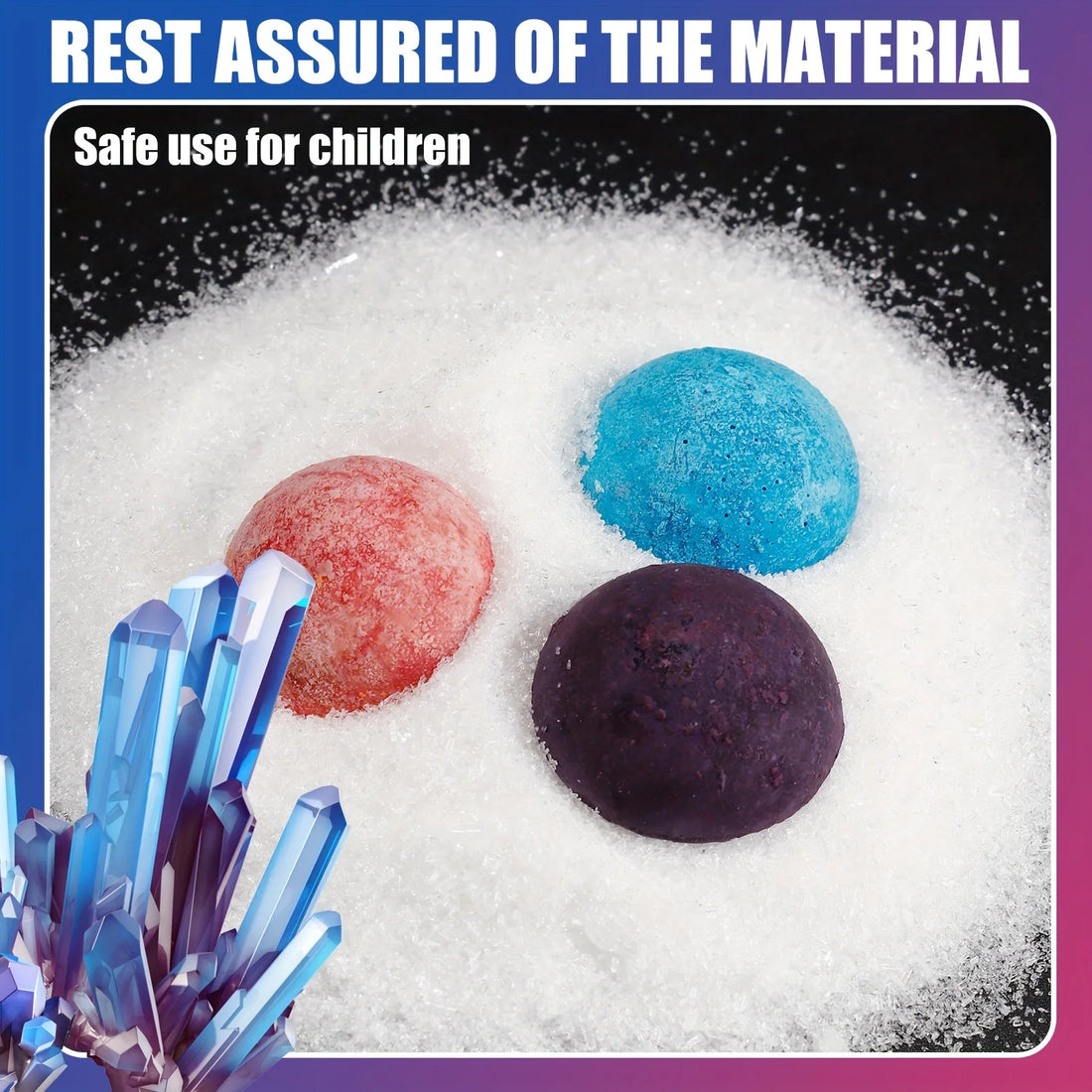 DIY Crystal Growing Science Kit – Kids Educational Experiment Toy