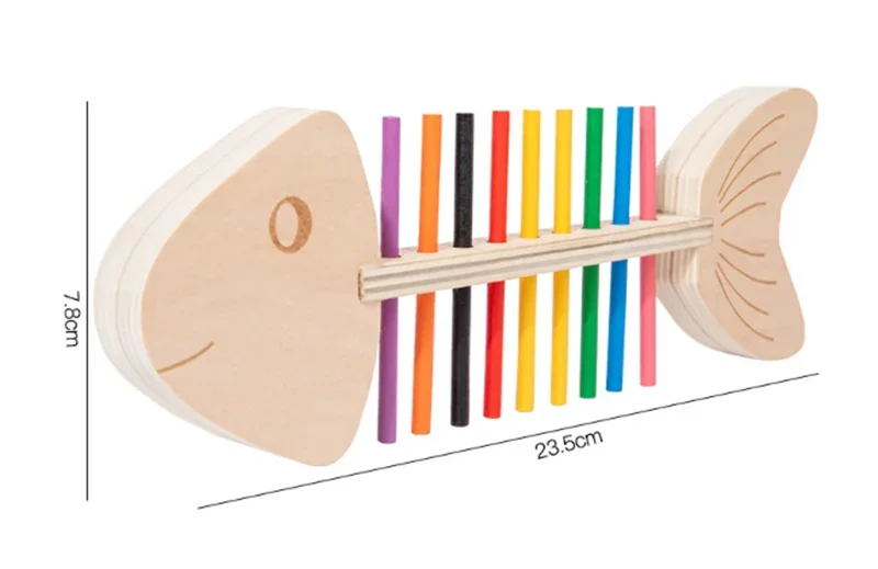 Montessori Fish Bone Matching Puzzle