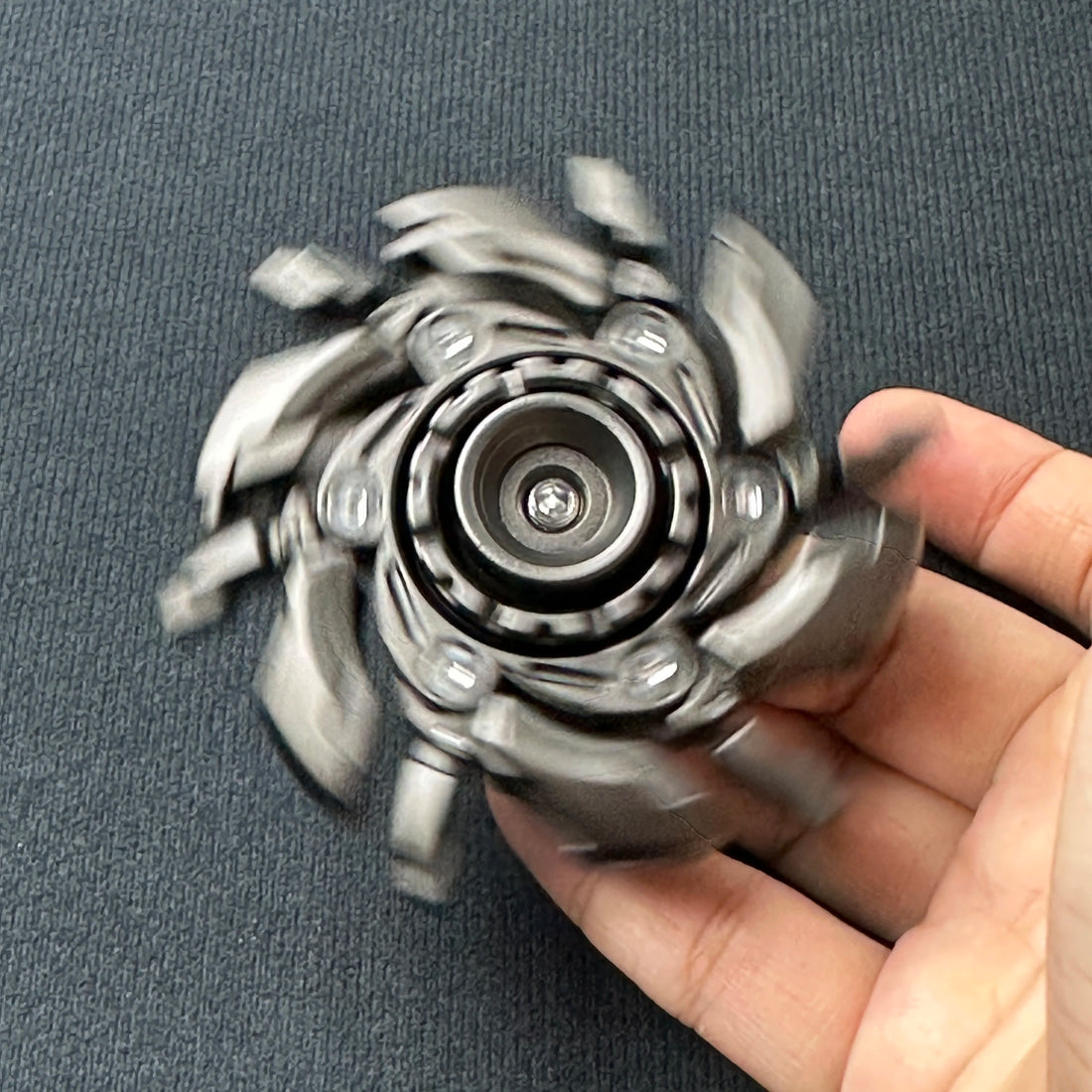 EDC Magnetic Fidget Slider – Open Armor Spinning Top Toy