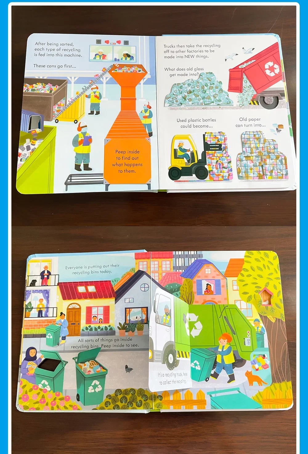 Usborne Peep Inside “How It Works” English Learning Science Book