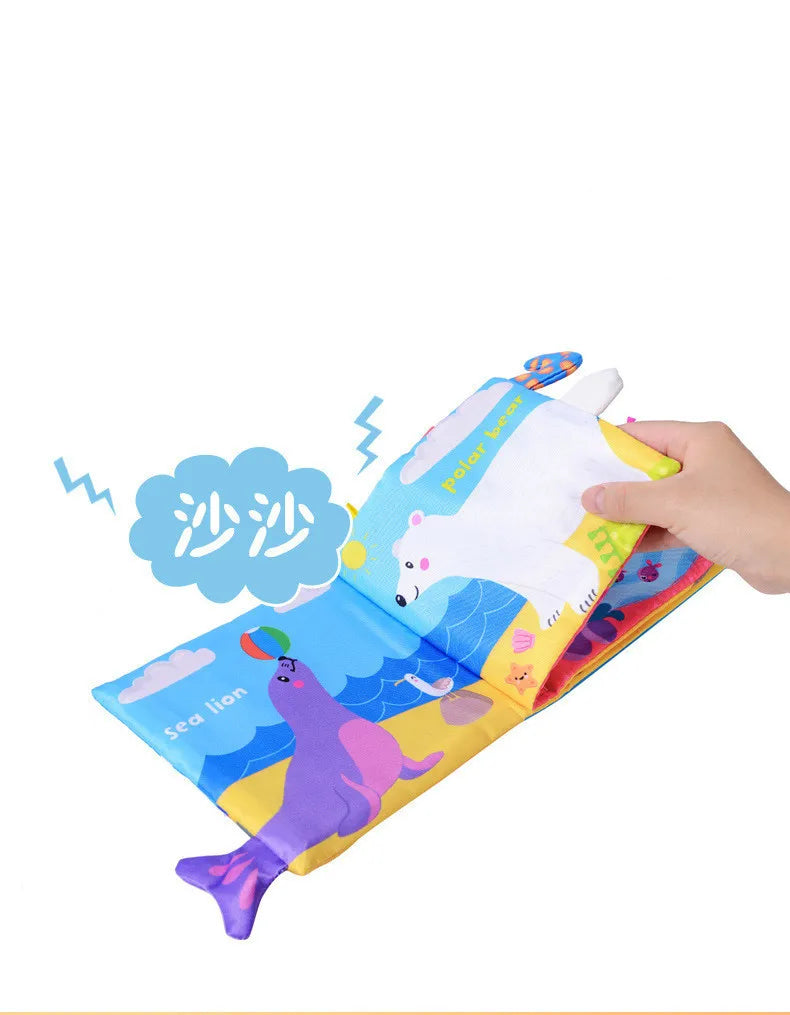 3D Visual Tail Cloth Book for Babies – Interactive Learning Toy