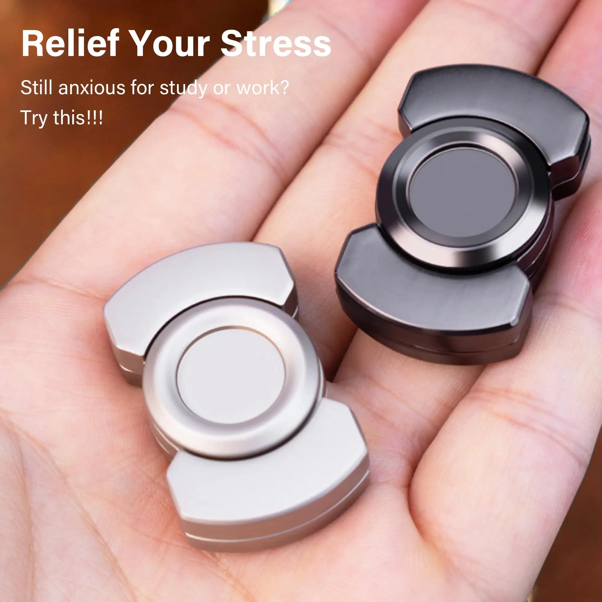 Magnetic Slider Fidget Spinner – EDC Stress Relief Toy for Adults