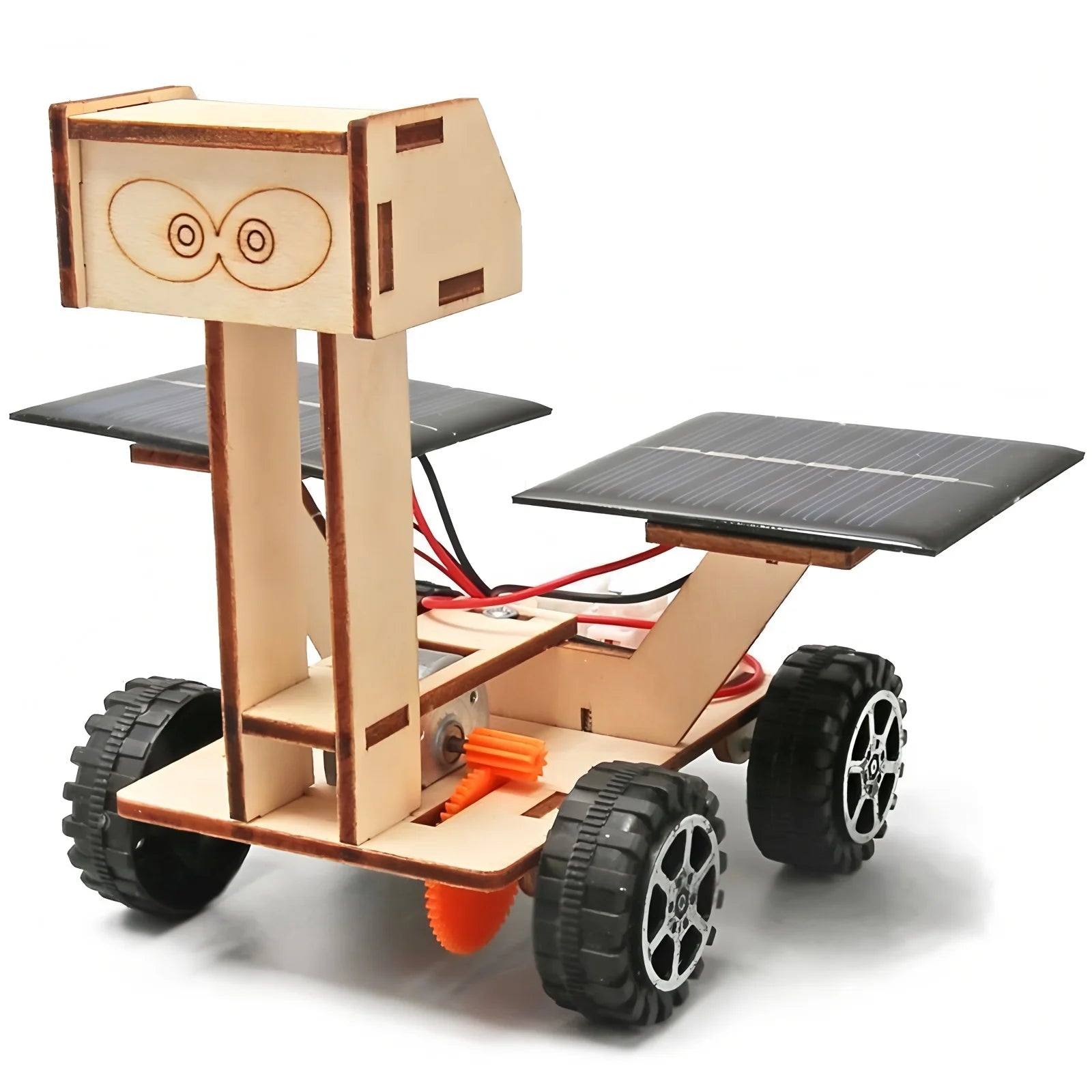 DIY Solar Lunar Exploration Car 3D Wooden Science Kit
