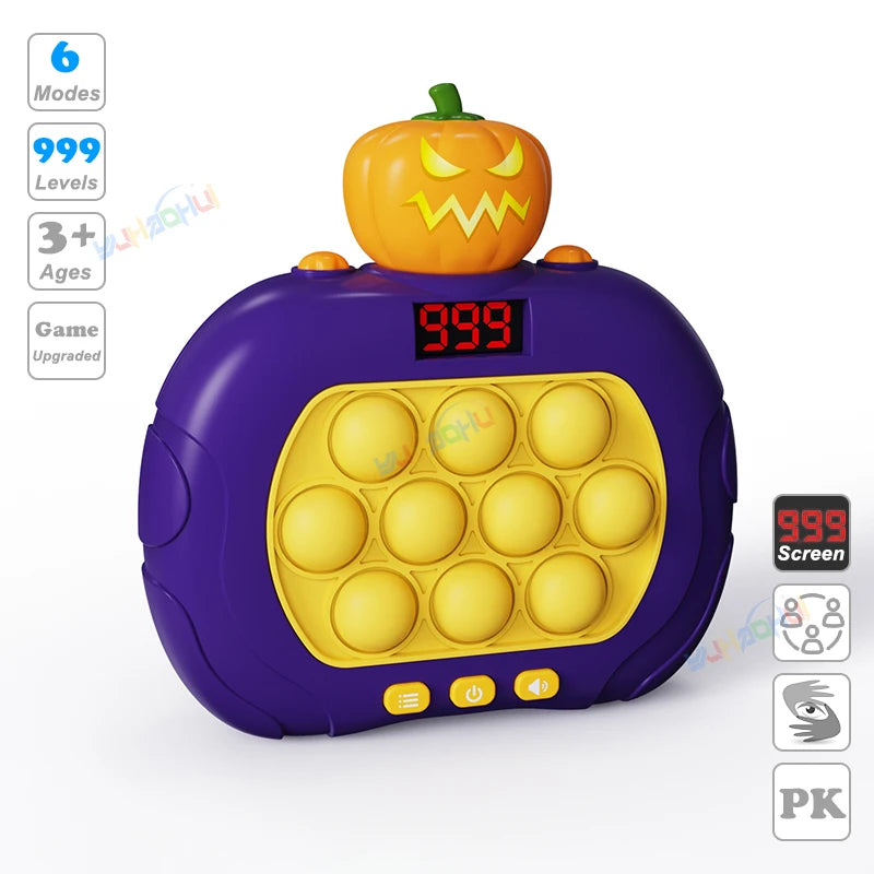 Electronic Light-Up Pop Game Console