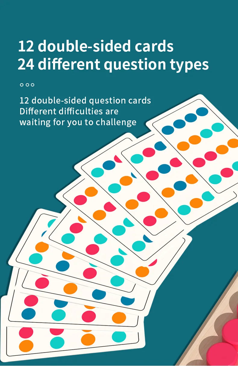 Montessori Wooden Color & Shape Matching Board