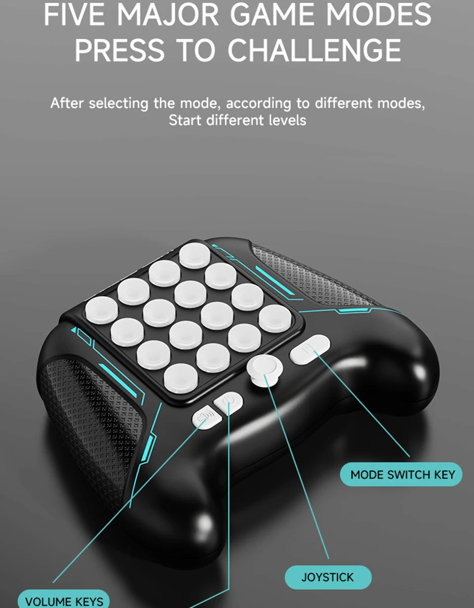 Electronic Light-Up Pop Game Console