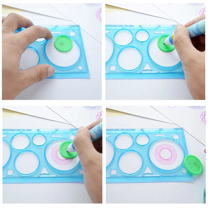 Geometry Spirograph Drawing Set