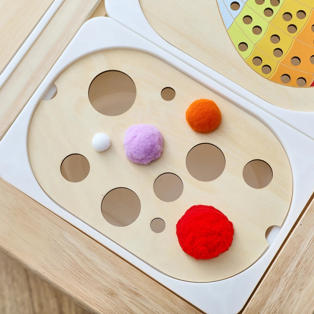 Montessori Sensory Tray Board – Classroom & Therapy Tool for Fine Motor Skills