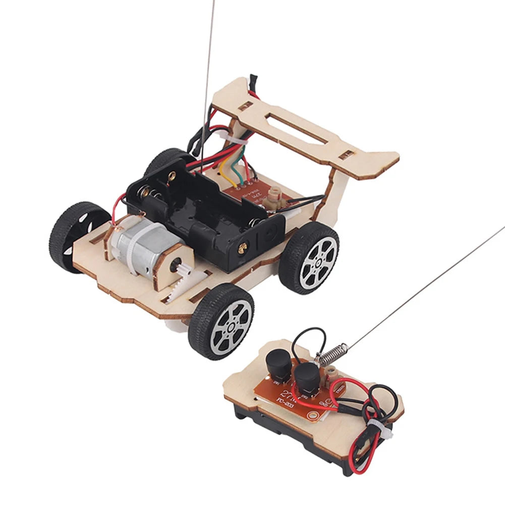DIY 3D Wooden Car & Boat Science Experiment STEM Kit